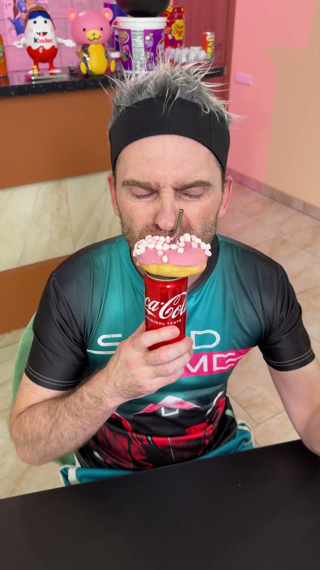 How to help with DONUTS and SODA to your friend properly #shorts