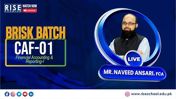 𝗖𝗔𝗙 1 | 𝗙𝗔𝗥 𝗜 - 𝗕𝗥𝗜𝗦𝗞 𝗕𝗔𝗧𝗖𝗛 | 𝗡𝗮𝘃𝗲𝗲𝗱 𝗔𝗻𝘀𝗮𝗿𝗶 | 𝗟𝗲𝗰𝘁𝘂𝗿𝗲 01
