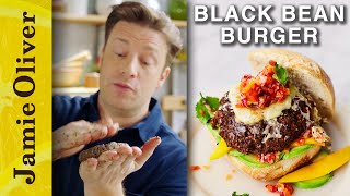 Black Bean Burger | Jamie Oliver's Meat-Free Meals screenshot 4