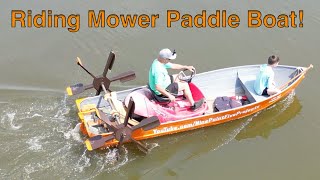Lawnmower Paddle Boat