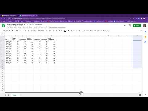 Graphing Temperature