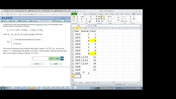 Regression with seasonal indicators