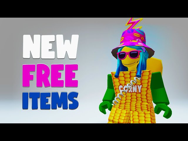 OMG! 3 NEW FREE ROBLOX ITEMS 😱🌽 