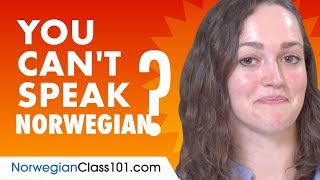 If You Understand Norwegian But Can't Speak it...This video is for You!