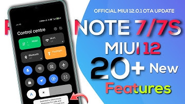 REDMI NOTE 7/7S GLOBAL STABLE MIUI 12 TOP 20+ NEW FEATURES |MIUI 12 INDIA STABLE REDMI NOTE 7/7S OTA