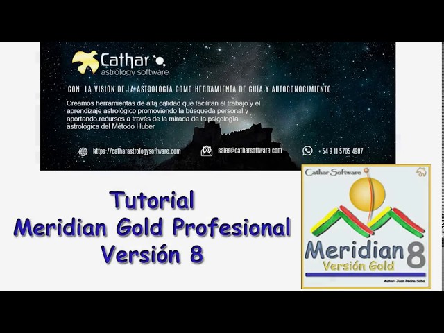 Tutorial Meridian 8 - 10 Menú Direcciones