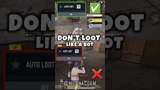 Dont Loot In Codm Br Auto Loot Setting Codmobile Tips And Tricks