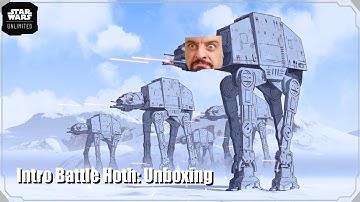 Intro BATTLE Hoth: Unboxing! | Star Wars Unlimited