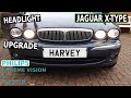 Jaguar xtype headlight upgrade low beam h1  w5w