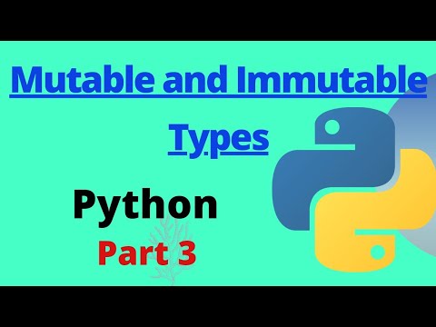 Python | Part 3 | Mutable and Immutable Types Explained | Tamil - YouTube