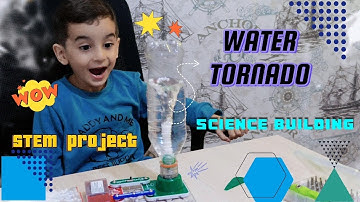 💧 WATER TORNADO Experiment – Fun Science - Su burulğanı
