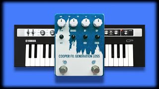 YAMAHA REFACE CP + COOPER FX GENERATION LOSS v2 - INSTANT LOFI!!! - Alfonso Corace