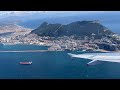 British Airways takeoff from Gibraltar in an A320.