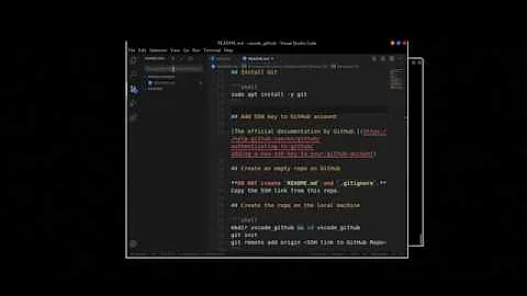 Connect Visual Studio Code to #GitHub via #SSH (#Debian 10) #VSCode