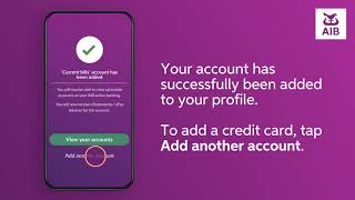 How to Add an AIB Account or Credit Card in the AIB app