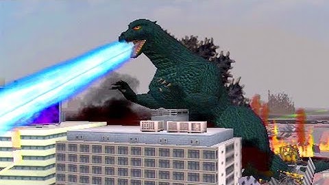 Godzilla Generations (1998) GAME SAMPLE (SEGA Dreamcast) iPlaySEGA