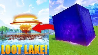 The Cube Is Destroying Tilted Towers! // LOOT LAKE EVENT TODAY?! // Fortnite: Battle Royale Gameplay