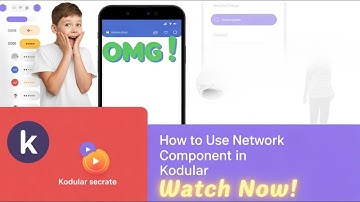 How to Use Network Component in kodular |Network Component ka use kaise karen
