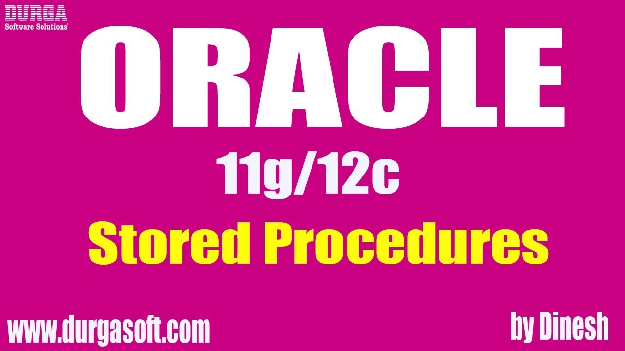 oracle stored procedures tutorial Oracle pl/sql stored procedure & functions with examples.