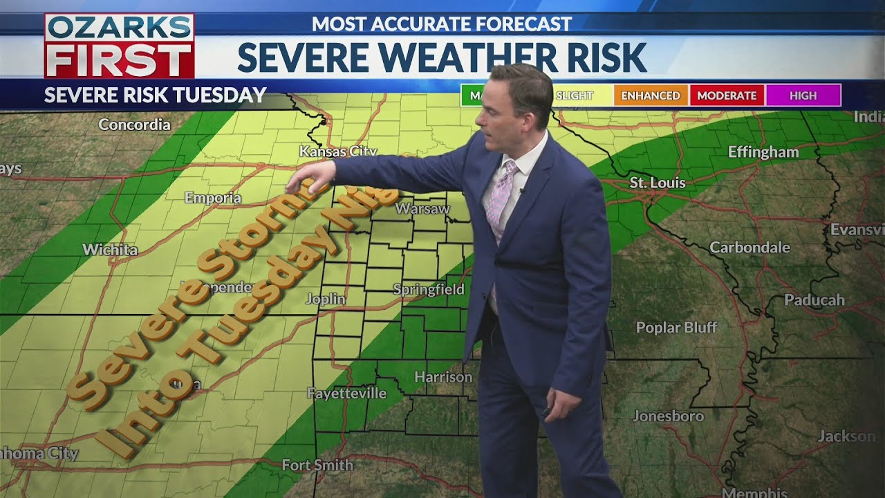 On and off storm chances this week - YouTube