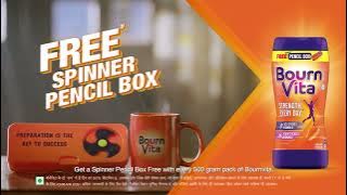 Free Pencil Box with Bournvita