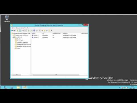 Windows Server 2012 - Zweiten Domänencontroller zu Domäne hinzufügen -- GERMAN