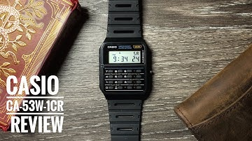 Casio CA-53W-1CR in depth review CASIO CALCULATOR WATCH!!