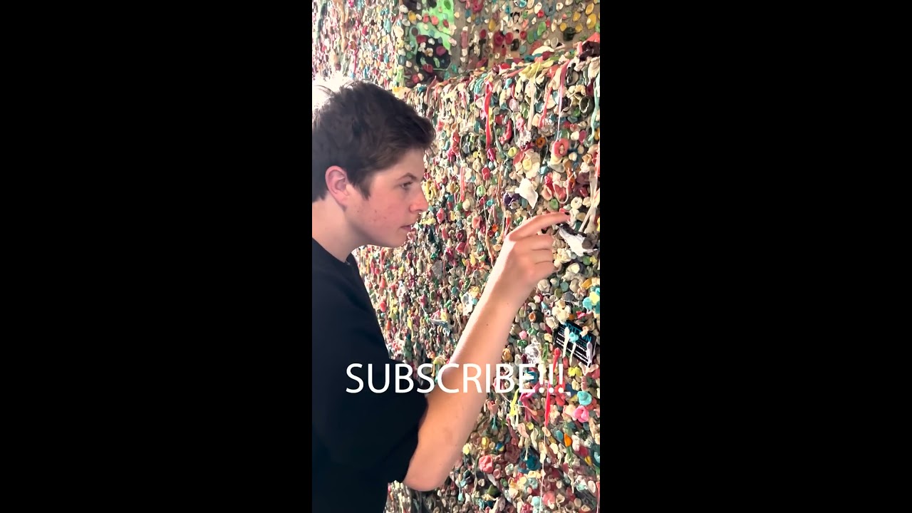 How Many Pieces Of Gum On The Wall 