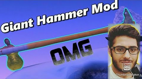 carry minati Getting over it without rage with in big hammer mod