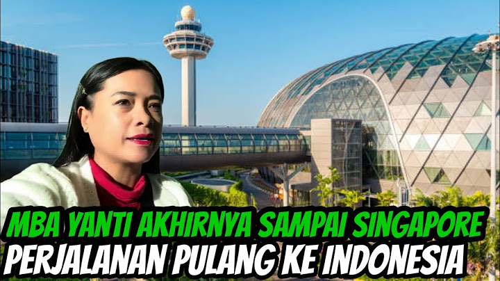 Alhamdulillah akhirnya Yanti guixe family sampai di Singapore perjalanan pulang ke Indonesia