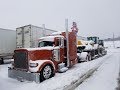 Дальнобой. США. Kупил автономку. Посадили самосвал на брюхо. Зима, смотрим дом.