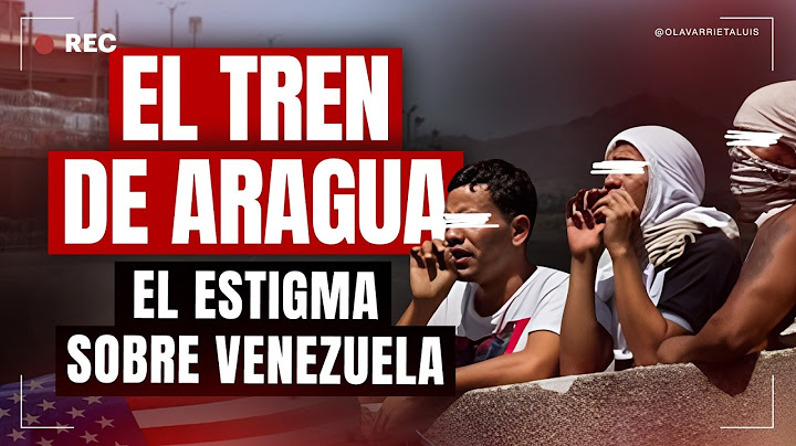 VENEZUELANS: Not all of us are the ARAGUA TRAIN