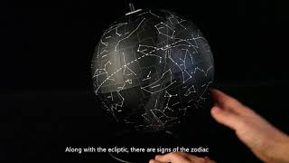 Celestial Globe with Luminous Stars