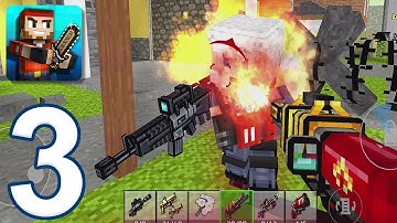 Pixel Gun 3D - Gameplay Walkthrough Part 3 - Multiplayer (iOS, Android)