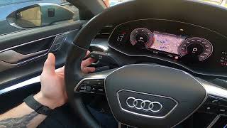 How to Enable or Disable Lane Assistant in Audi A6 C8 ( 2018 - now ) - Use Lane Assistant