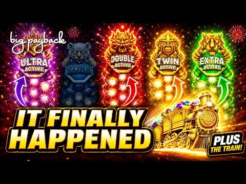 4 POPPED → MEGA FEATURE! The TRAIN!!! Firecracker Express Slots!!!!!
