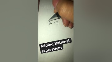 Adding rational expressions #shorts