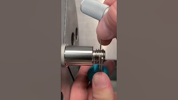 trick for holding thread wires #machining