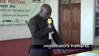 Adjudicators Remarks 2018 Kenya Music Festivals