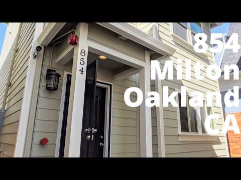 854 Milton St, Oakland, CA home video tour