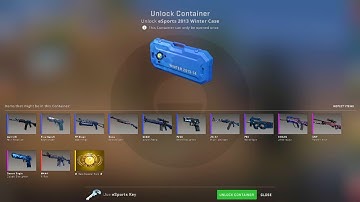 accidentally unboxing this old CSGO case from 2013..