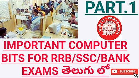 Computer awareness telugu part 1