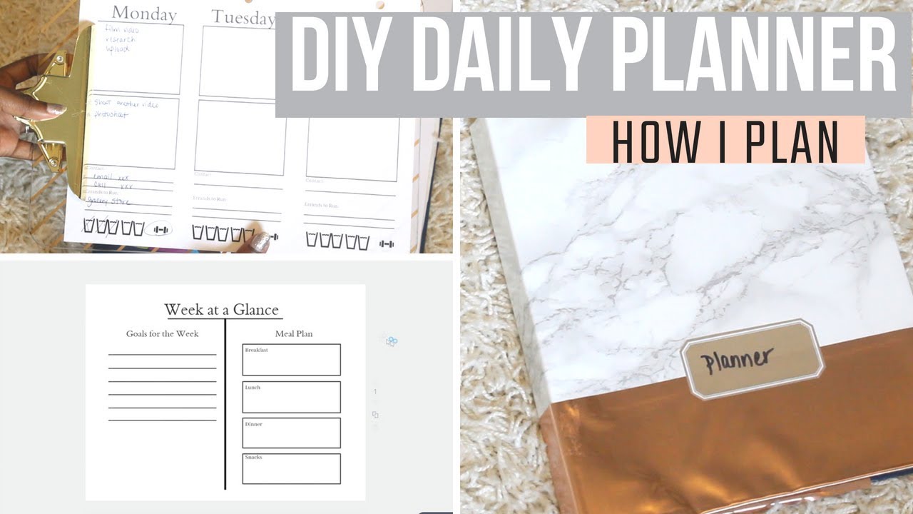 How I Built My Planner: Do it yourself Every day Planner with Binder Laptop and Printables picture regarding Diy Daily Planner called How I Manufactured My Planner: Do-it-yourself Day-to-day Planner with Binder Laptop computer and Printables
