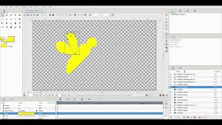 Drawing honey bee in synfig animation tool