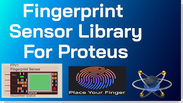 Fingerprint Sensor Libray for Proteus | How to Interface fingerprint sensor with Arduino in Proteus