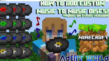 How To Add Custom Music To Music Discs! Minecraft Java!