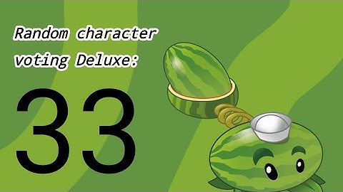 Random Character Voting Deluxe 33