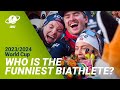 Who is the funniest person in the biathlon family