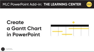 Create a Gantt Chart in PowerPoint