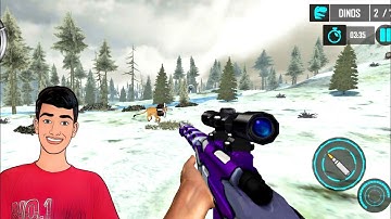 Dinosaur Hunting Game | Jungle Deer Hunting - android gameplay